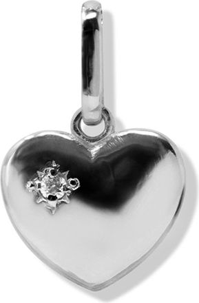 Anzie Jac + Jo Icon Heart Charm in Silver at Nordstrom, Size One Size Oz