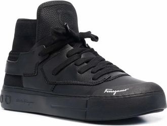 Ferragamo Devin Parker Sneaker - Black