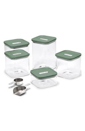 Caraway Set of 5 Airtight Storage Containers in Sage at Nordstrom