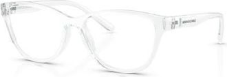 A|X Armani Exchange 54mm Cat Eye optical glasses in Transparent at Nordstrom