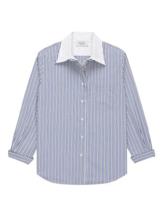 WE-AR4 striped shirt - Blauw