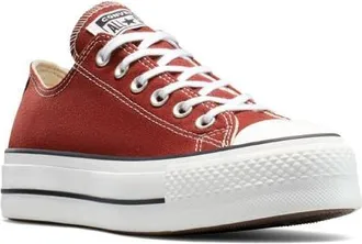 Converse Chuck Taylor All Star Lift Low Top Platform Sneaker in Rottin Apple/White/Black at Nordstrom, Size 5.5