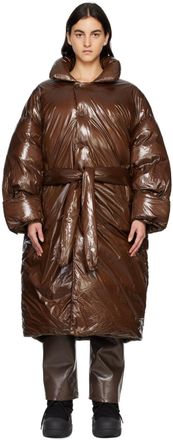 Entire studios Brown RBI Down Coat