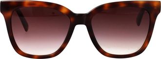 Longchamp Lo 696S Zonnebril - Dames - Zonnebrillen - Bruin - 54 MM - Accessoires