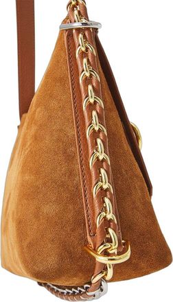 Coccinelle Womens Shoulder Bag Cognac Cow Leather Shoulder-bags