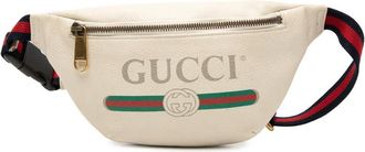 Gucci Pre-owned Gucci Small Grained Calfskin Logo Belt Bag Ladies 527792 204991