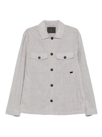 Liu Jo corduroy shirt - men - Fabric - S - Grey