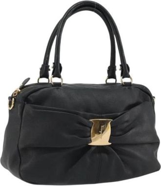 Ferragamo Pre-owned Hand Bag - Dames - Vintage Handtas - Zwart - ONE Size - Vintage