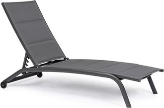 Outdoor Living Tumbona ruedas aluminio antracita