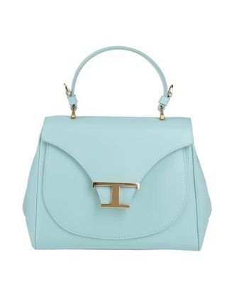 トートバッグ TOD'S Powder blue leather micro T Timeless handbag Tod's Powder Blue Leather Micro T Timeless Handbag | italist