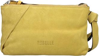 Rebelle Fiamma S - Dames - Schoudertassen - Geel - ONE Size - Leer - Tassen