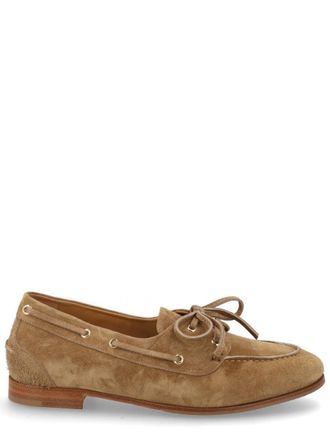 Bally Plum Leather Suede Moccasin Loafers