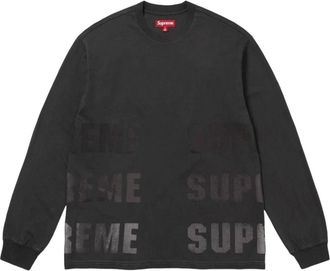 SUPREME FW26 Reflective L/S T-Shirt Black SUP-FW26-071-BLK