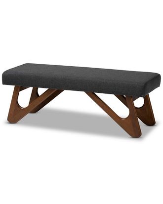 Baxton Studio Dnu Baxton Studio Rika Boomerang Bench