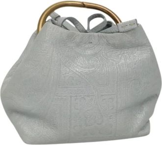 Prada Pre-owned Mini Bags, female, Blue, Size: ONE SIZE Pre-owned Mini Hand Bag