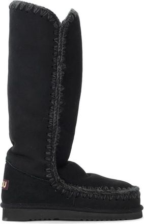 Mou Eskimo 40 Tall Boot - Dames - Winterlaarzen - Zwart - 39 EU - Wol - Schoenen