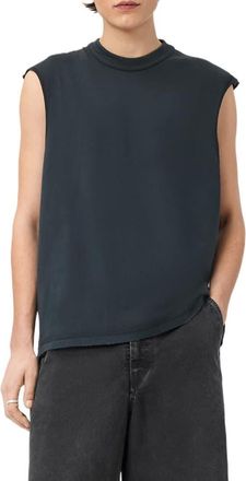 AllSaints Cole Sleeveless Crewneck T-Shirt in Washed Black at Nordstrom, Size Xx-Large