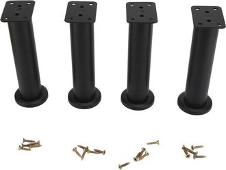 OEM 4 Piezas De Patas Met&aacute;licas Ajustables Para Muebles, Armarios, Estantes De Cocina, Sof&aacute;s, Mesas, Sillas, Escritorios Y Alacenas, 18-30 Cm/7,1-11,8 Pul