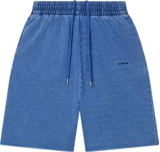 Purple Shorts Wordmark - Blu