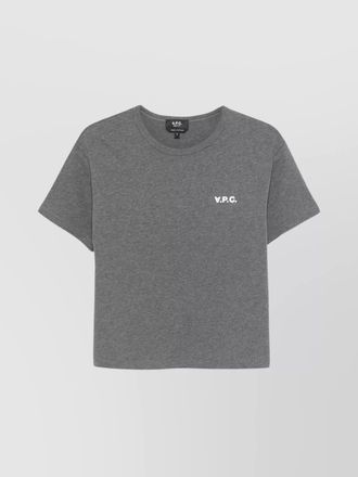 A.P.C. cotton logo-print t-shirt