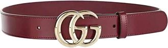 Gucci Cintura - Dames - Riemen - Rood - 70 CM - Leer - Accessoires