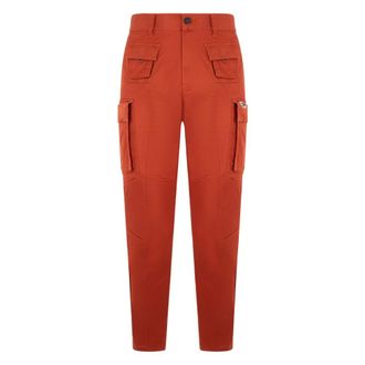 Diesel Slim-fit Trousers, male, Red, Size: W33 Modern Cargo Pants
