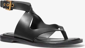 Michael Kors Irene Leather Wrap Sandal