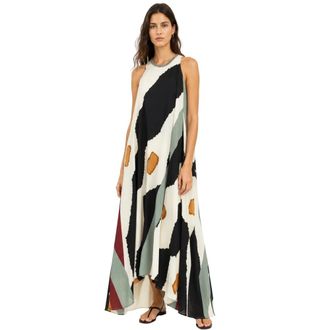 Dixie Dames, Jurken, Veelkleurig, Maat: L Viscose