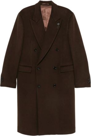 Lardini Hombre, Abrigos, Marr&oacute;n, Talla: XL