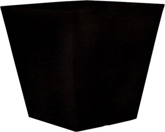 OEM Clavel 40 Macetero Cuadrado De Interior Y Exterior Para Plantas Y Flores Muy Resistente Al Paso Del Tiempo. Hecho De Polietileno En Espa&ntilde;a - Negro