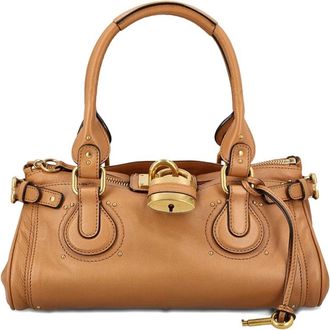 Chlo&eacute; Paddington Bag - Dames - Handtassen - Bruin - ONE Size - Leer - Tassen