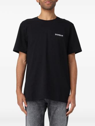 Dondup logo-print T-shirt - men - Cotton - S - Black