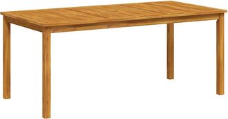 vidaXL Mesa De Comedor De Jard&iacute;n Madera Maciza De Acacia 180x90x75 Cm Vidaxl