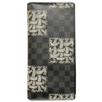 Louis Vuitton Pre-owned Wallets, male, Black, Size: ONE SIZE Pre-owned Vintage Long Wallet (bi-fold)