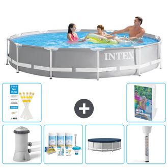 Intex Piscina Prism Frame Redonda - 366x76 Cm - 7-piezas S237