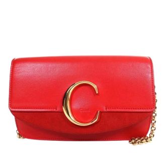 Chlo&eacute; Pre-owned Crossbody Bag - Dames - Pre-owned - Rood - Maat: ONE Size Leer