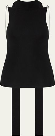 St.Agni Knit Scarf Top