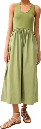 Marie Oliver Anya Midi Dress In Watercress