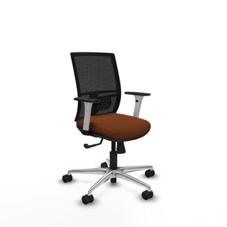Piqueras y Crespo Silla De Oficina Piqueras Y Crespo Yunquera Marron Cuero Sint&eacute;tico