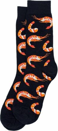 Generic Unisex Salt Water Shrimp Seafood Novelty Socks One Size UK 6-10 EU 40-45