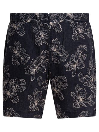 Vince Floral Shorts Blu-Uomo