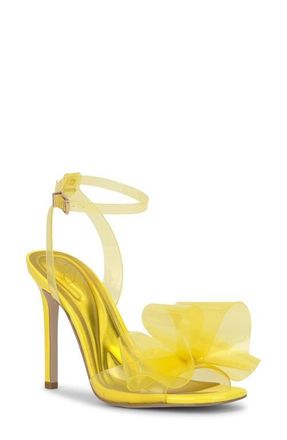 Jessica Simpson Olivine Ankle Strap Sandal in Bright Yellow at Nordstrom, Size 6.5
