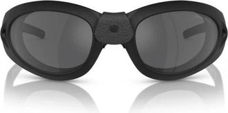 Giorgio Armani Sunglasses, unisex, Black, Size: ONE SIZE Acetate Square Frame Sunglasses
