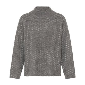 Ichi Ichi, Dames, Truien, Grijs, Maat: XS