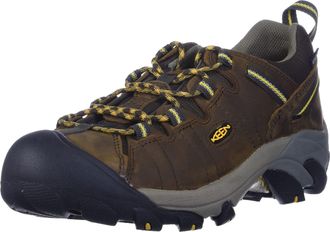 Keen Mens Targhee 2 Waterproof Hiking Shoes, Cascade Brown Golden Yellow, 10 UK Wide
