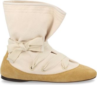 Isabel Marant Beige Solid Letiz Boots