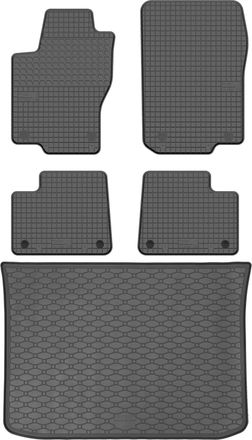 OEM Dacia Spring Suv A Partir De 2021 Set - Alfombrillas De Goma Para Coche + Alfombrilla Para Maletero