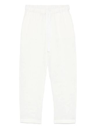 Semicouture linen trousers - White