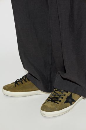 Golden Goose Super-Star Sports Shoes, Mens, Green