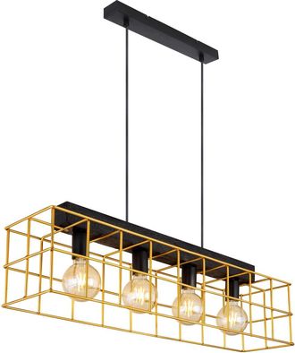 Globo Lighting L&aacute;mpara Colgante - Merril - Negro - Metal - Gran L&aacute;mpara